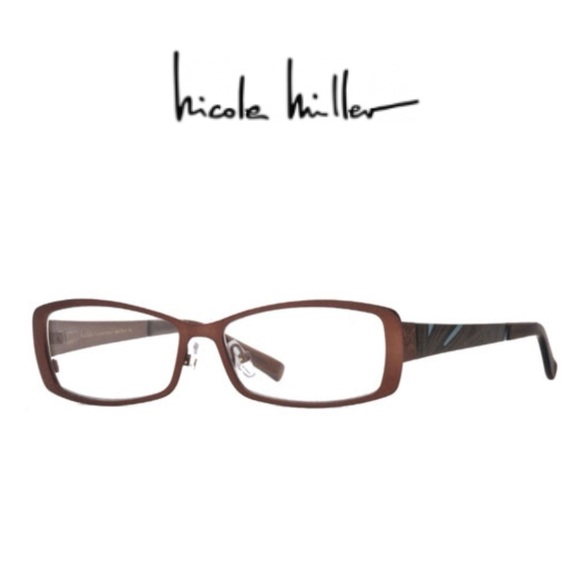 Nicole Miller Accessories - NWT $199 Nicole Miller Women’s New Wave Glasses in Brown Clash